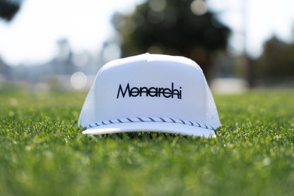 5 Panel Rope Hat (White)