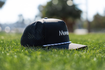 5 Panel Rope Hat (Black)